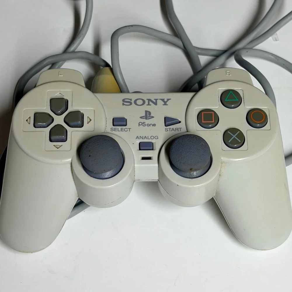 Sony PSone DualShock Controller SCPH-110 & Performance Mega Memory Card untested